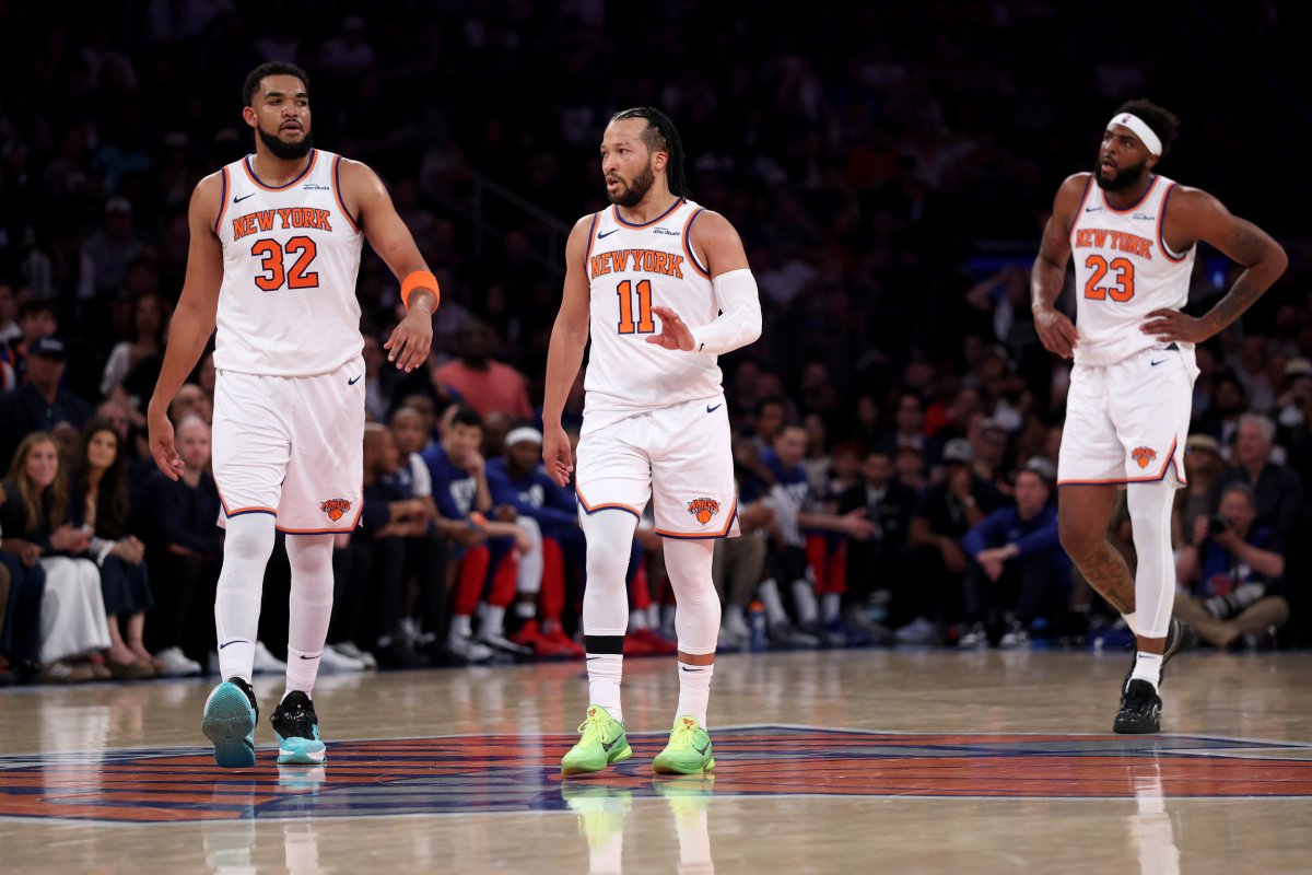 Karl-Anthony Towns Jalen Brunson Mitchell Robinson Knicks