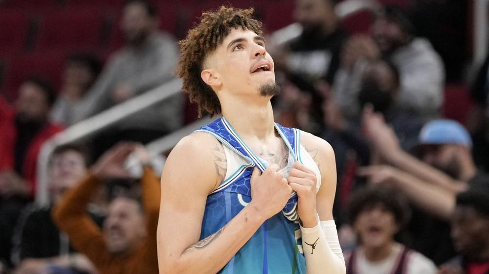 Charlotte Hornets point guard LaMelo Ball has averaged 40.3 points in his last four games. (AP File Photo)