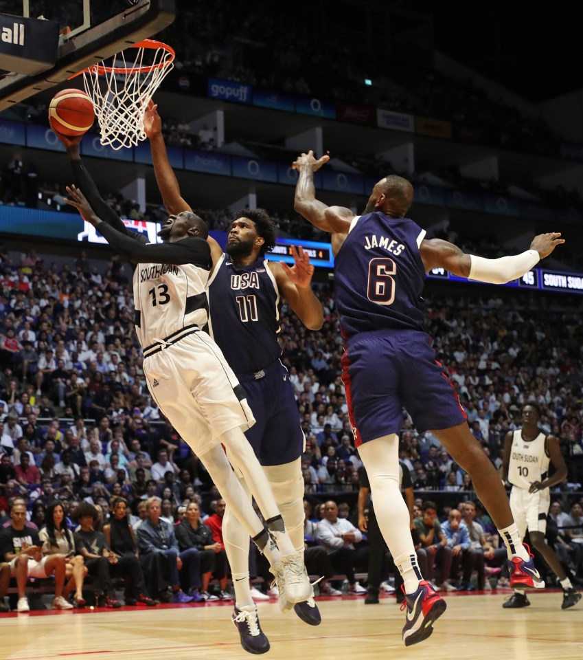 He helped Team USA to a tough win at The O2 before the 2024 Summer Olympics