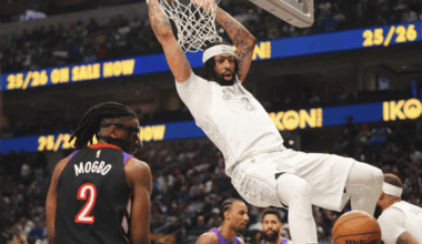 Anthony Davis secures first triple-double of season as Mavericks dominate Raptors 124-102