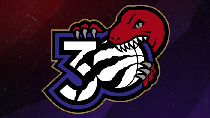 Toronto Raptors Logo Celebrates Its 30th Anniversary
