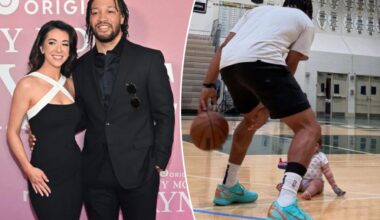 Ali Brunson giving peek at Knicks husband Jalen's offseason in new photos