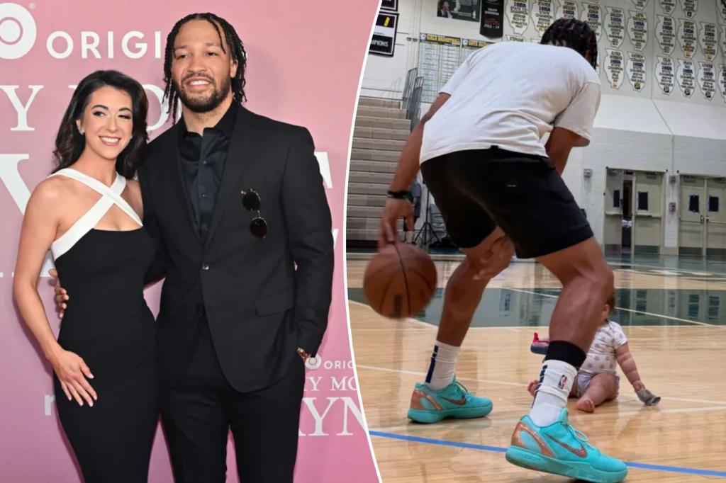 Ali Brunson giving peek at Knicks husband Jalen's offseason in new photos