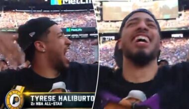 Tyrese Haliburton booed at MetLife Stadium for WWE SummerSlam