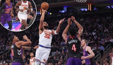 Karl-Anthony Towns returns in style to carry Knicks to win