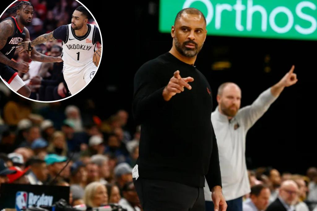 Nets felt disrespected by Rockets' Ime Udoka's 'lower-level team' jab