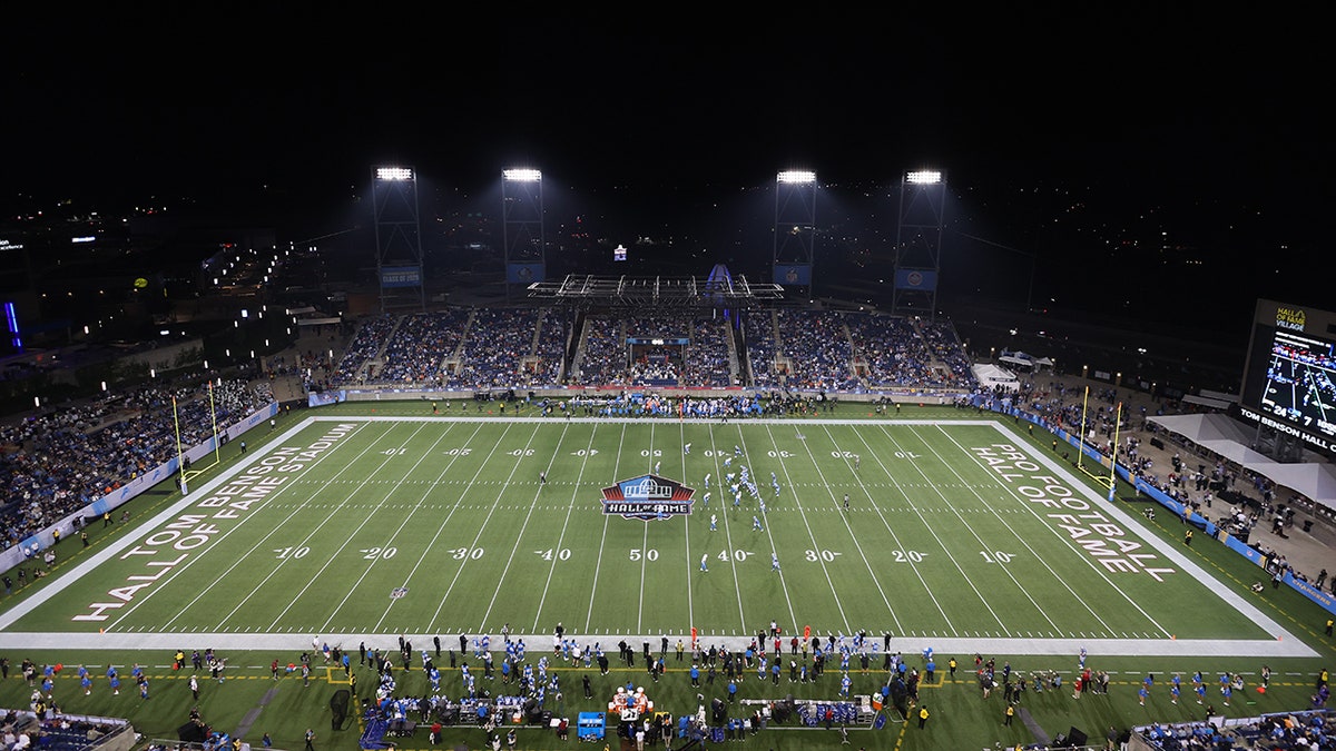 NFL Hall of Fame Game general view of field