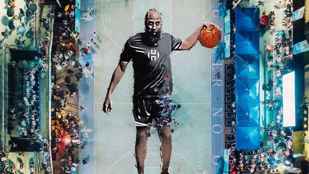 Clippers' James Harden surprised with court reveal, design on China tour