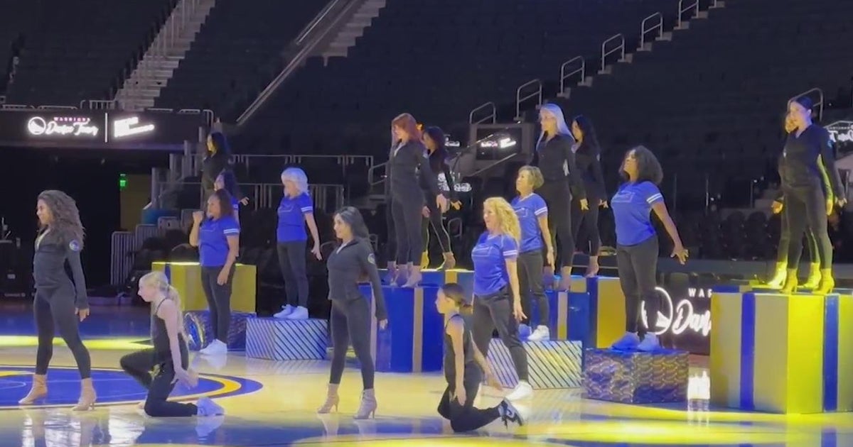 Golden State Warriors dance team preparing for Christmas Day halftime show