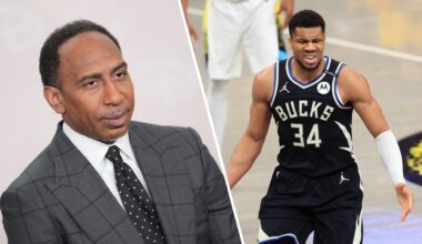 Stephen A. Smith addresses whether he has changed his mind on calling Giannis Antetokounmpo an 'underachiever'