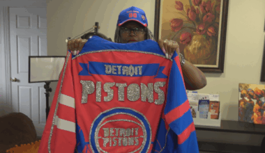 Lifelong Pistons fans ready to go all out for playoffs at Little Caesars Arena