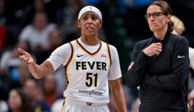Fever's Sydney Colson calls out refs in support of Kelsey Mitchell: 'The way she gets assaulted is insane'