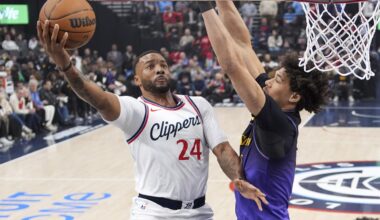 Powell and the Clippers beat James and the Lakers 116-102 in Lakers' first visit to Intuit Dome