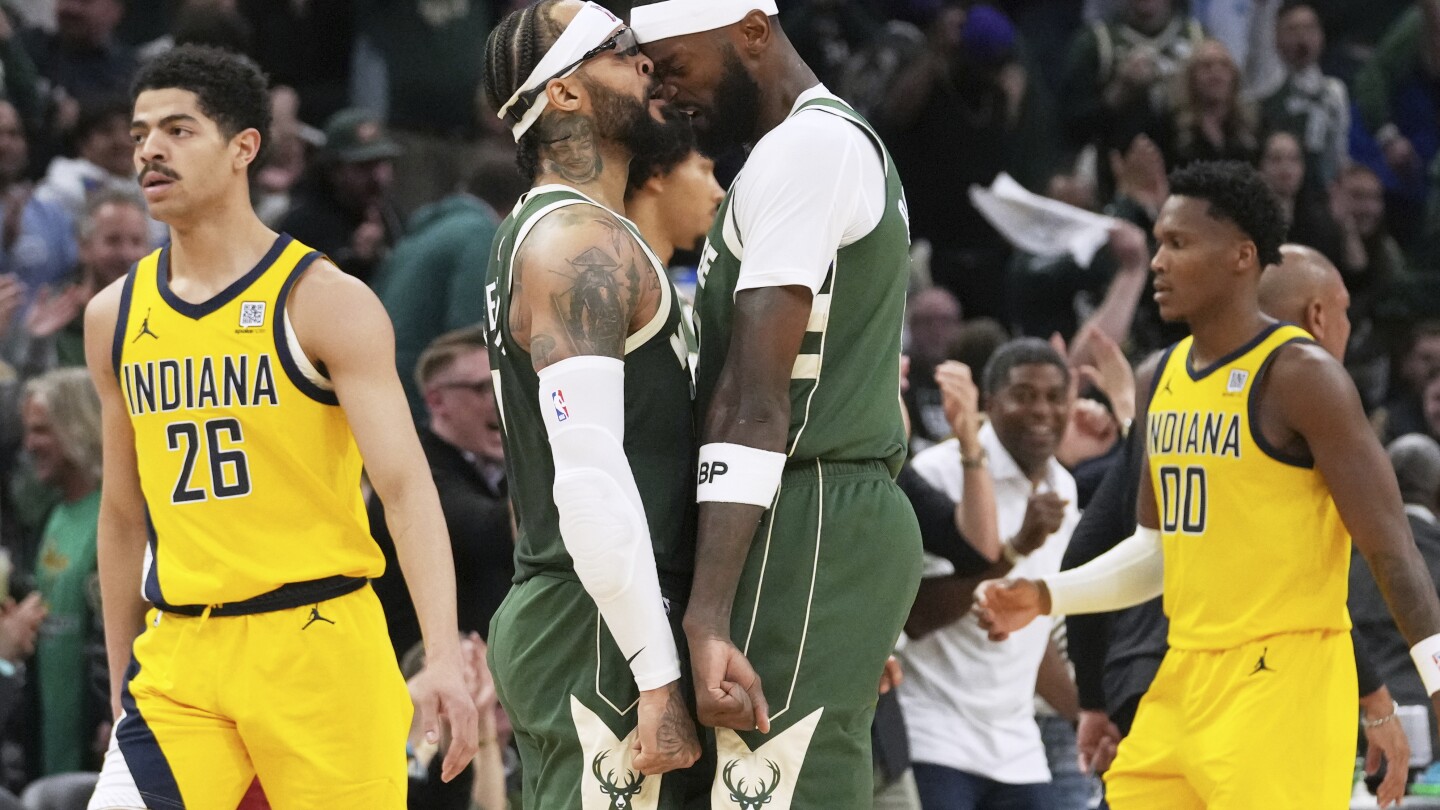 Trent ties Bucks playoff mark with 9 3s, he and Giannis score 37 in 117-101 Game 3 win over Pacers