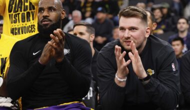 LeBron scores 26, and the Lakers thrash the Clippers 122-97 with Luka Doncic watching on the bench