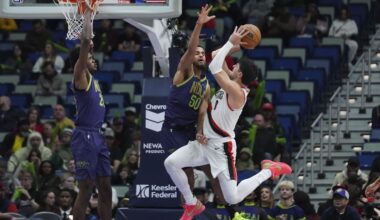 Deni Avdija scores 26 as the Trail Blazers down the Pelicans 119-100