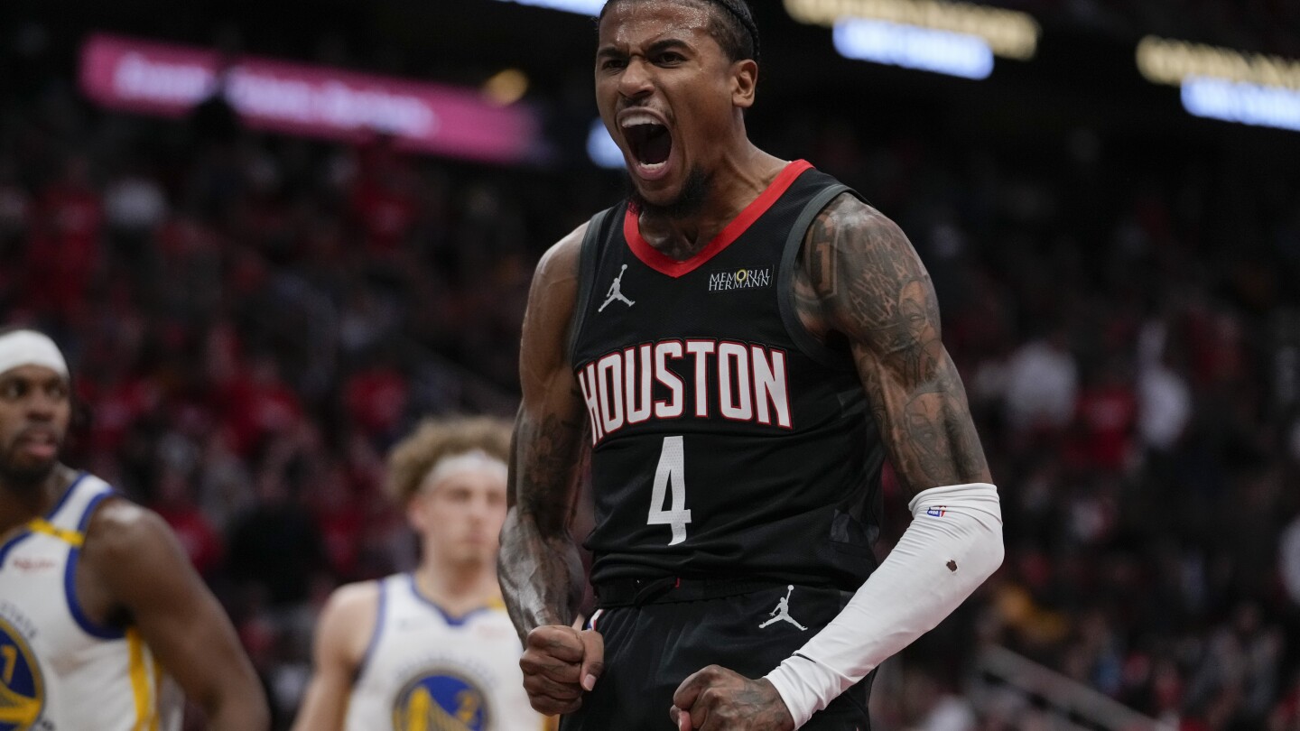 Green makes late free throws, Rockets beat Warriors 91-90 to reach NBA Cup semifinals