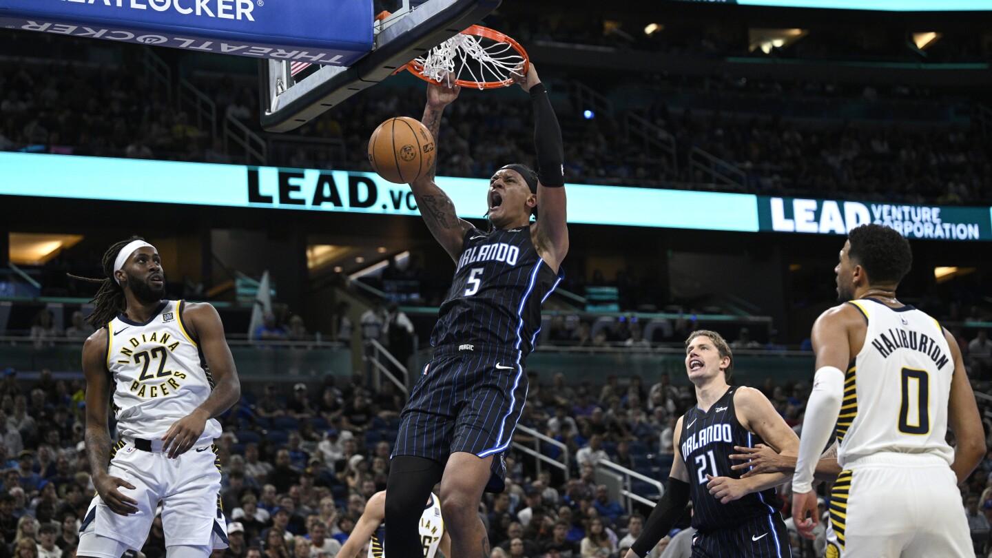 Paolo Banchero ties Magic record with a 37-point first half. He finishes with a career-high 50