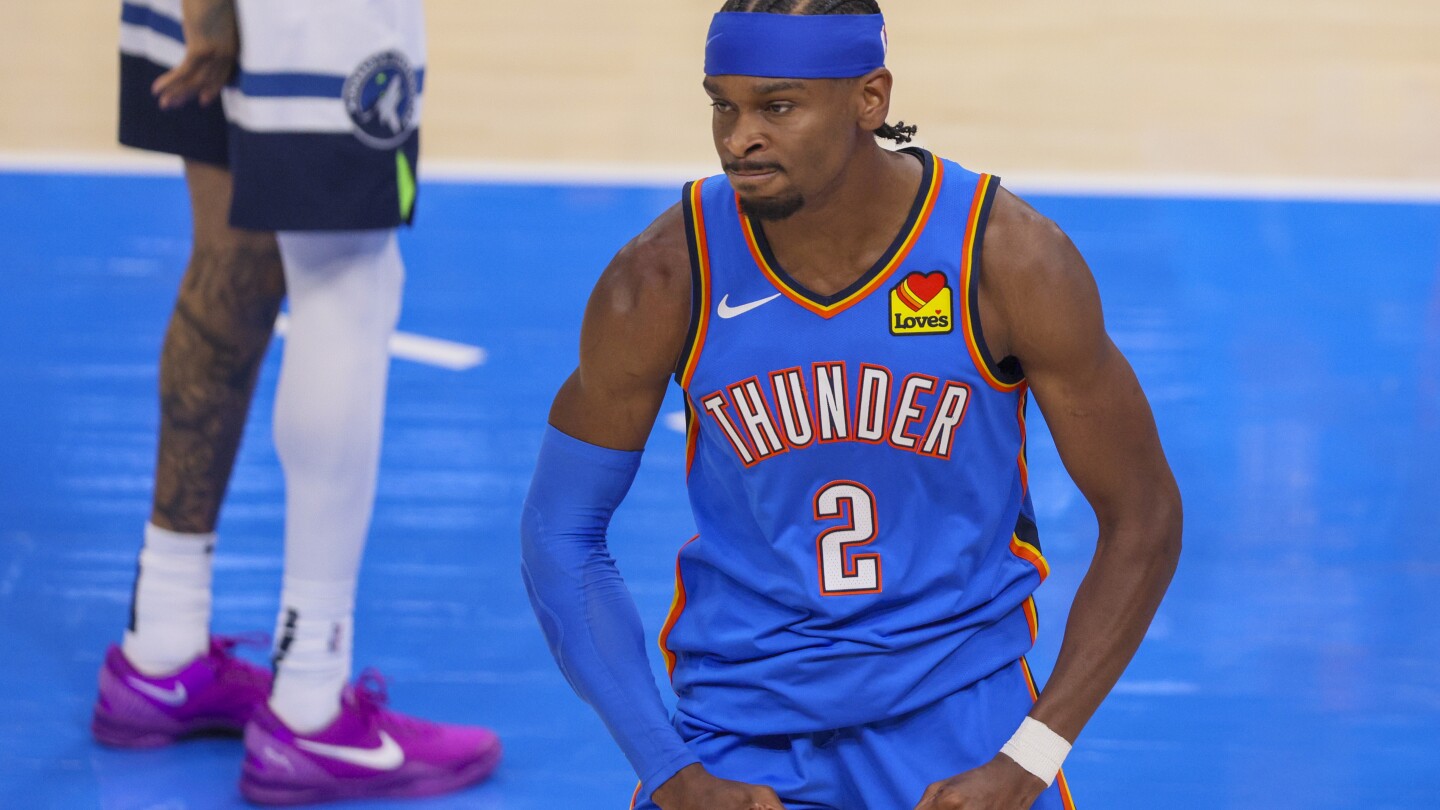 Gilgeous-Alexander leads Thunder past Timberwolves for 2-0 lead