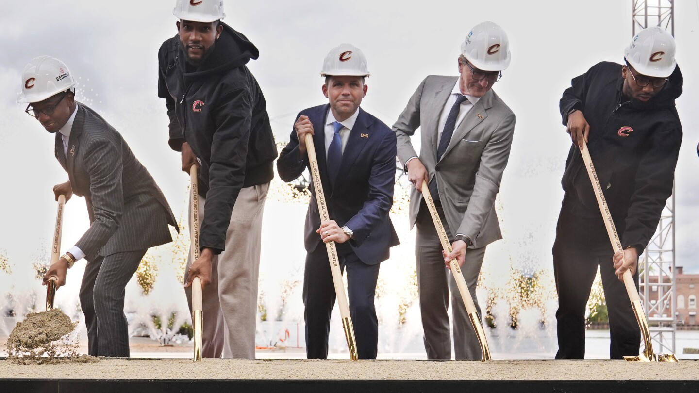 Cavaliers break ground on new state-of-the-art training facility scheduled to open in 2027