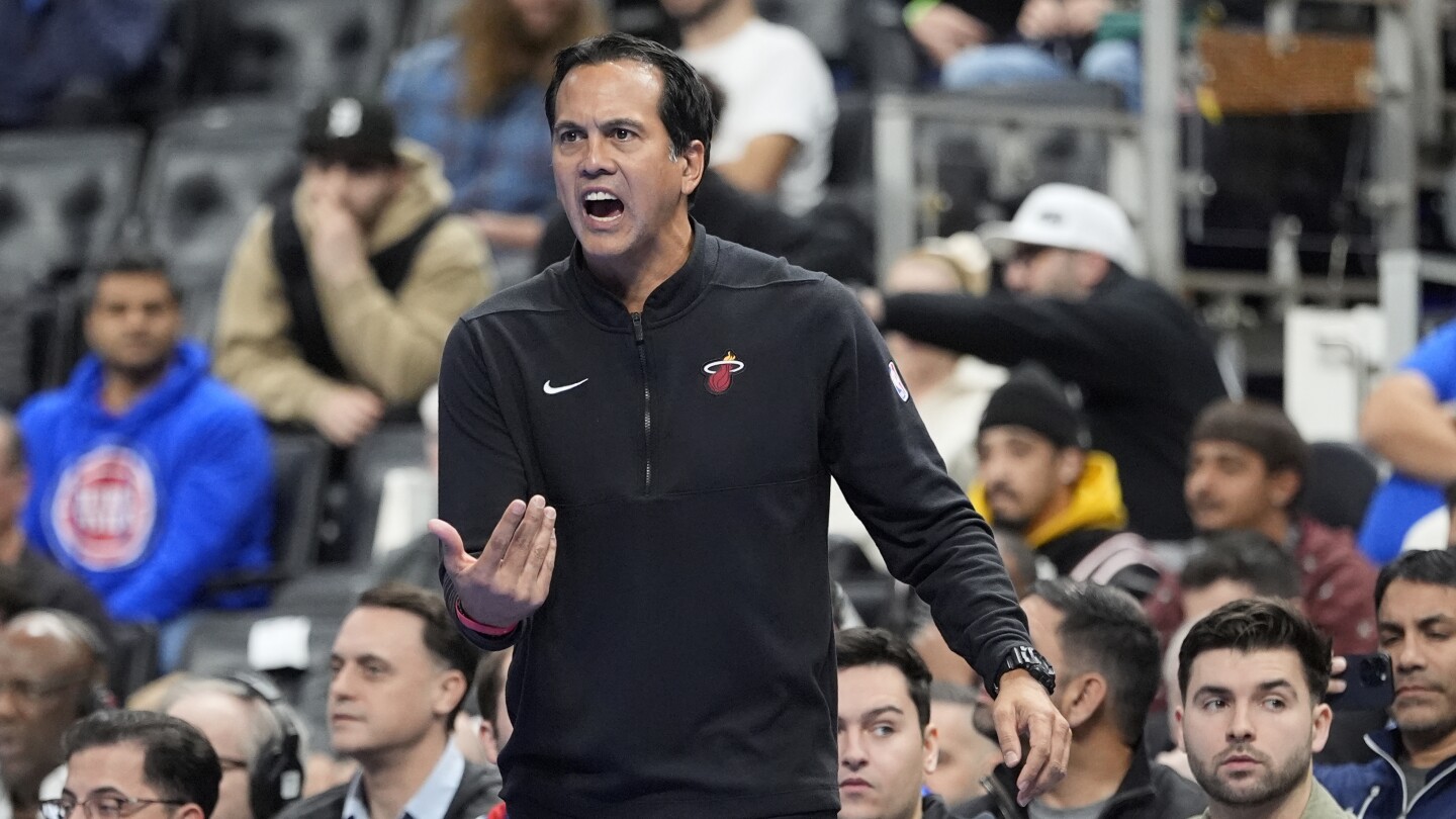 Spoelstra laments 'horrendous mistake' after calling timeout Heat didn't have in OT loss to Pistons
