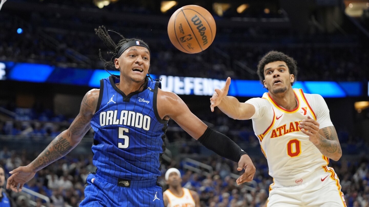 Anthony, Magic claim 7th seed with 120-95 win over Hawks in Play-In Tournament