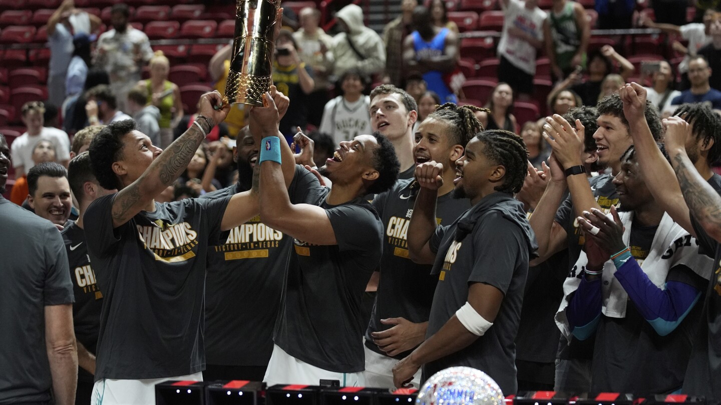 Hornets beat Kings to win NBA Summer League title behind Knueppel's 21 points