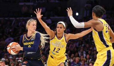 Sex toy tossed near Sophie Cunningham during Sparks win over Fever