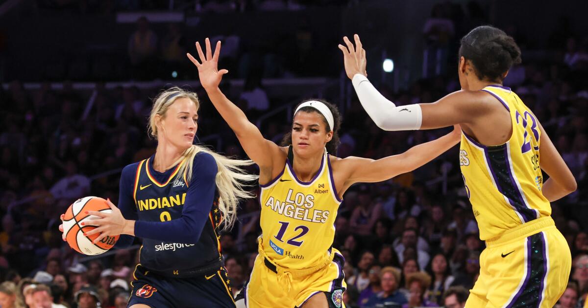 Sex toy tossed near Sophie Cunningham during Sparks win over Fever