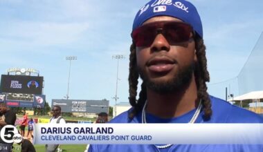 What happened at the first Darius Garland celebrity softball game