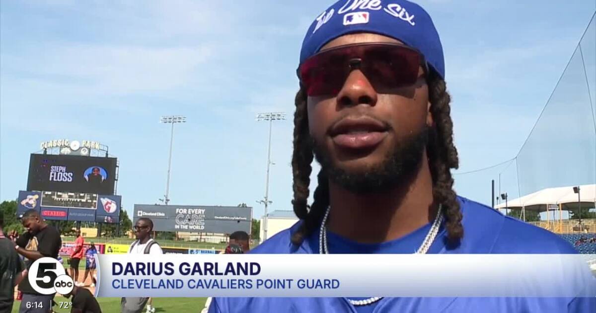 What happened at the first Darius Garland celebrity softball game