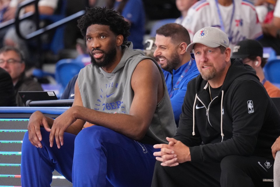 Nurse told talkSPORT that Embiid is working 'very hard'