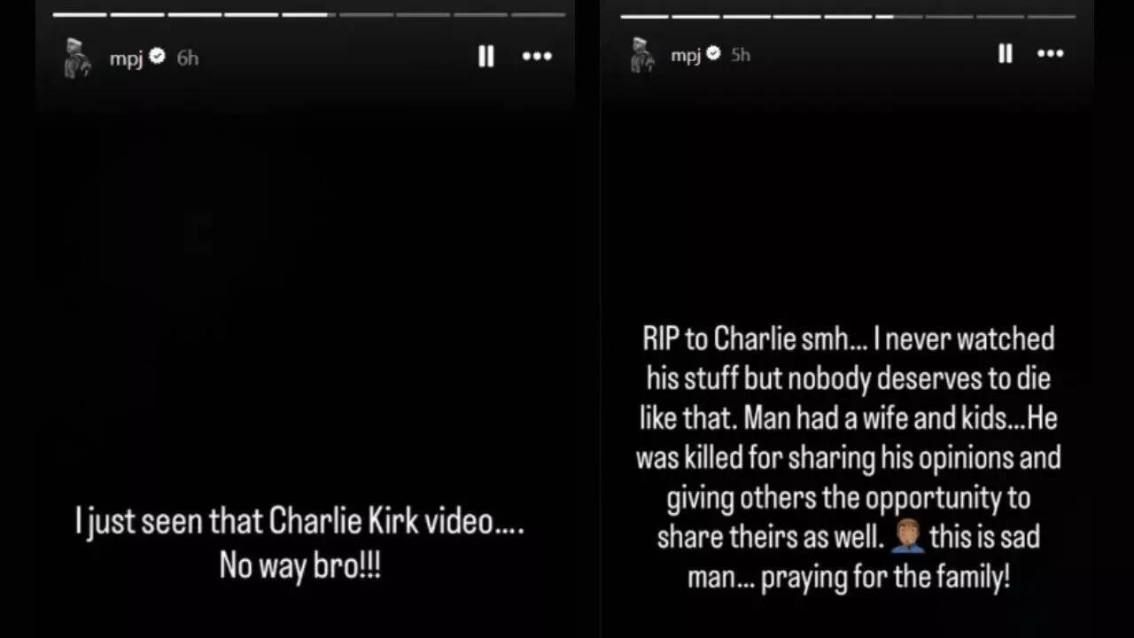 Michael Porter Jr. mourns Charlie Kirk's demise. Image via: @mpj/Instagram Michael Porter Jr. mourns Charlie Kirk's demise