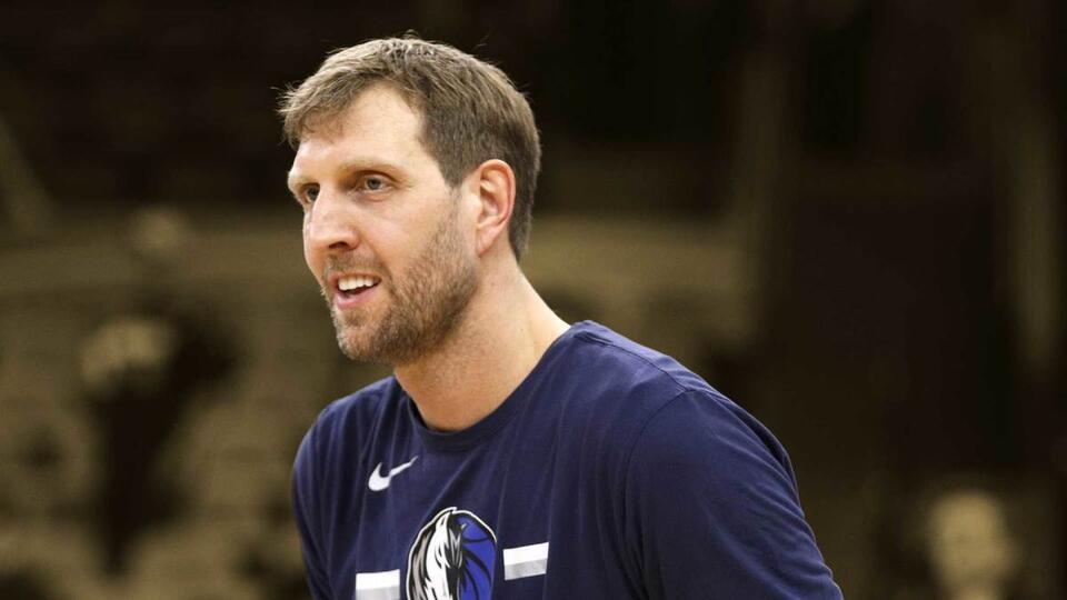 Dirk Nowitzki on why facing San Antonio in his farewell game ment so much to him: "This team was always sort of our big brother"