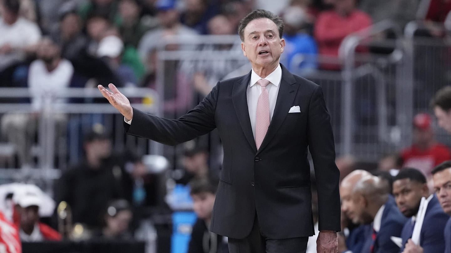 Mar 22, 2025; Providence, RI, USA; St. John's Red Storm head coach Rick Pitino during the second half of a second round men’s NCAA Tournament game against the Arkansas Razorbacks at Amica Mutual Pavilion. Mandatory Credit: Gregory Fisher-Imagn Images