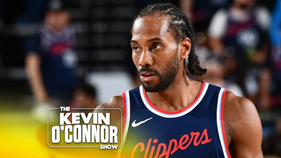 Kawhi Leonard #2 of the LA Clippers looks on during the game against the Denver Nuggets during Round 1 Game 3 of the 2025 NBA Playoffs on April 24, 2025 at Intuit Dome in Los Angeles, California. (Photo by Juan Ocampo/NBAE via Getty Images)