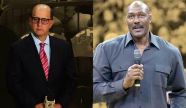 When Karl Malone mocked Jeff Van Gundy for claiming the Heat Big 3 would break Bulls’ 72-10 record : "Must have had some red wine that night"
