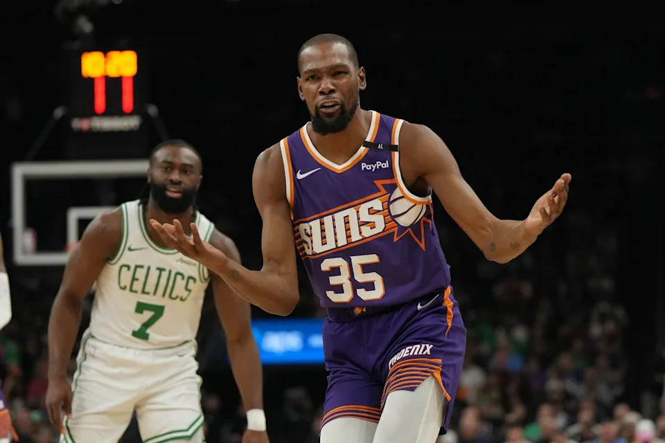 NBA: Boston Celtics at Phoenix Suns, kevin durant, knicks