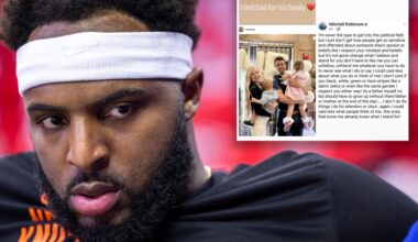 NY Knicks center Mitchell Robinson defends expressing condolences to Charlie Kirk's family