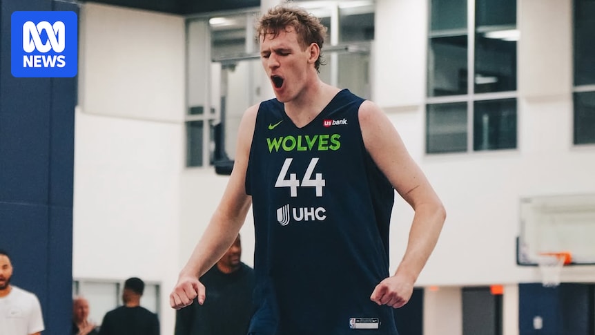 Australian basketballer Rocco Zikarsky gears up for NBA after Timberwolves selection