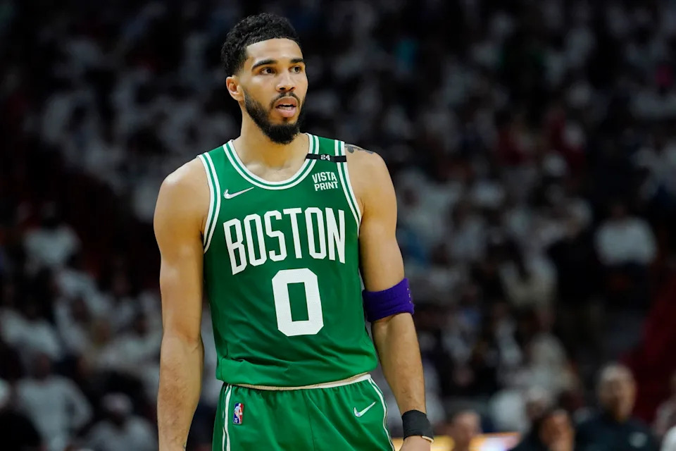 Is there a scenario in which the Celtics remain competitive without Jayson Tatum and he's cleared to return in time for the playoffs? Tatum's not ruling it out.