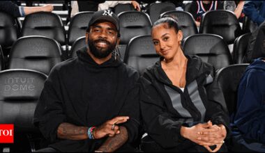 Dallas Mavericks’ star Kyrie Irving spotted with wife at Denver Nuggets - Los Angeles Clippers Game 3 | NBA News
