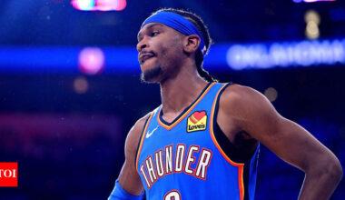 MVP Shai Gilgeous-Alexander goes full savage with his dunking skills during youth camper | NBA News