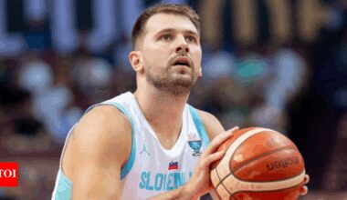 Luka Doncic takes over Dallas skyline with giant “Cowboys Never Die” billboard on Nowitzki Way | NBA News