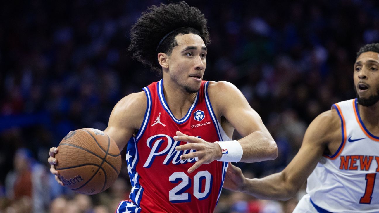 76ers' Jared McCain 'on pace' for return by training camp