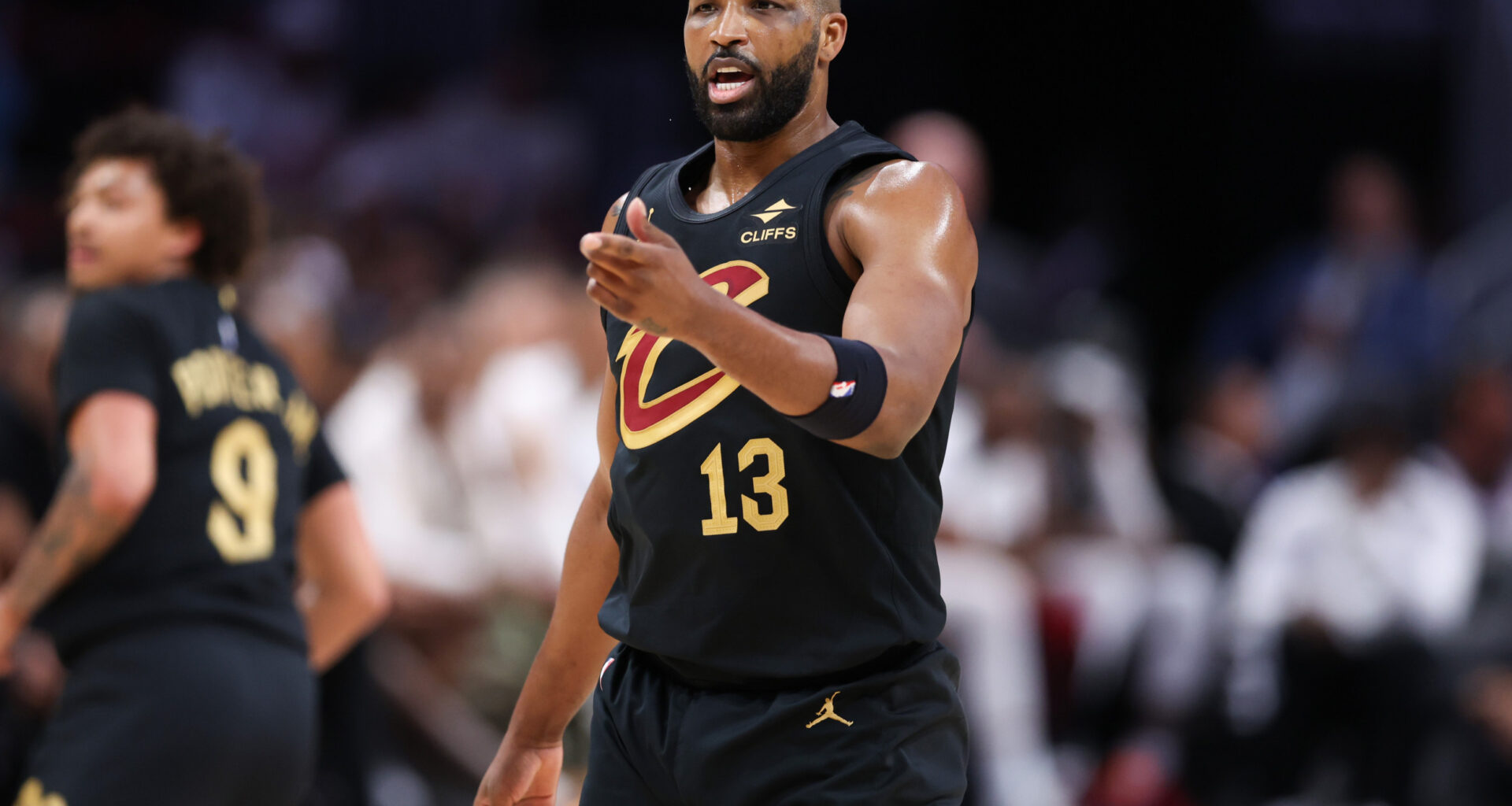 Tristan Thompson playing