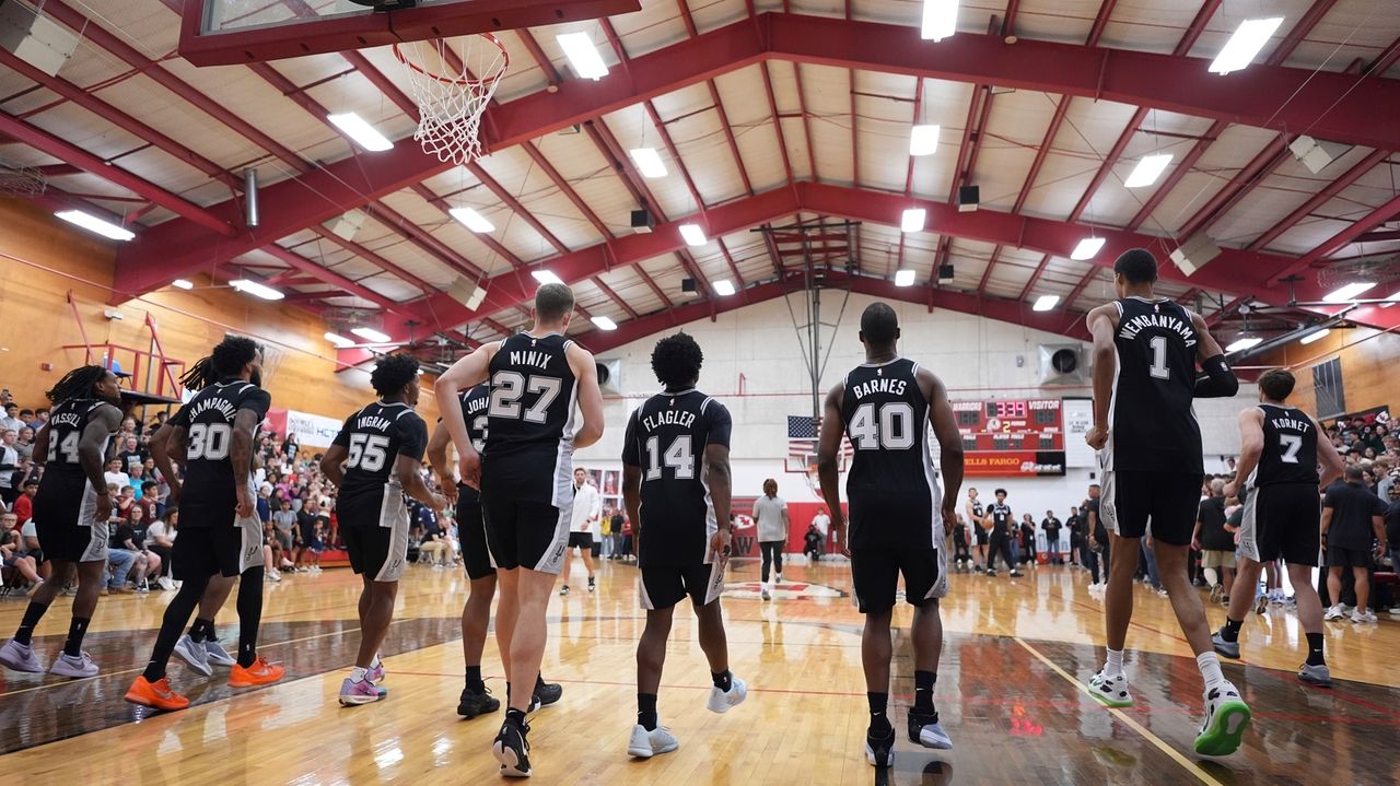 Spurs surprise central Texas students with visit after deadly flash flood