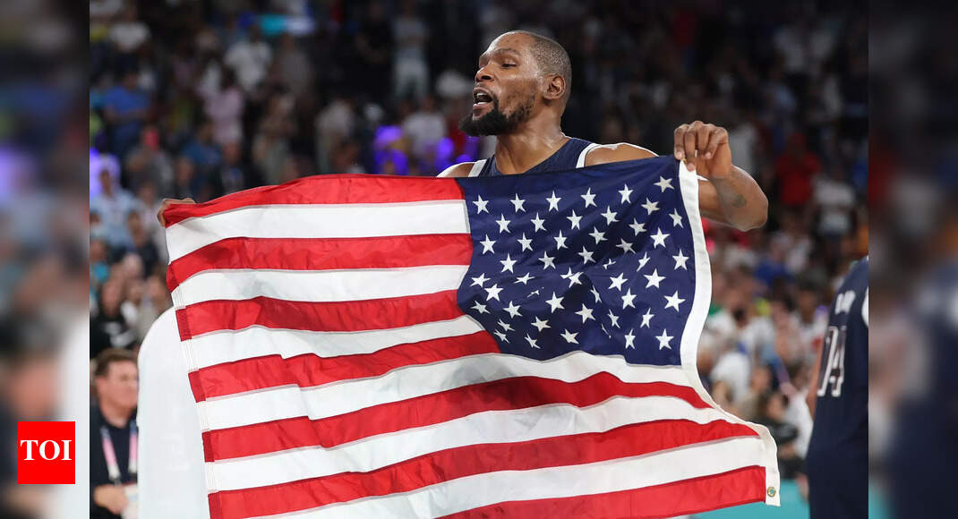 "I don't want to get the veteran" - Kevin Durant eyes 2028 Los Angeles Olympics for potential fifth gold medal | NBA News