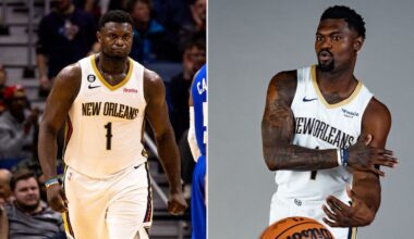 Zion Williamson shows off dramatic weight loss at Pelicans media day