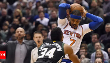 “Giannis is a student"- Carmelo Anthony reveals being awestruck by Milwaukee Bucks' star's mindset towards becoming a better athlete | NBA News